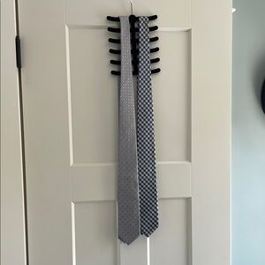 Men's Gray Patterned Ties Set